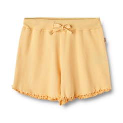 Wheat rib shorts Gertrud - Pale apricot